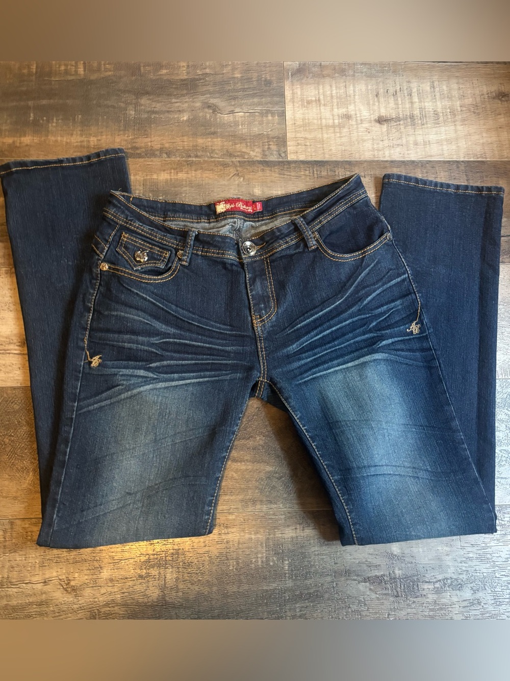 Apple Bottoms Dark Blue Boot Cut Women's Jeans size 9/10